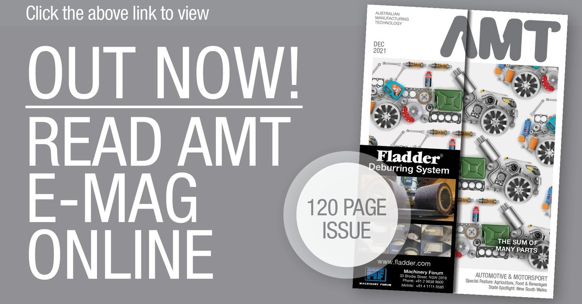 Hot off the press! The December 2021 edition of AMT Magazine is now online. hubs.li/Q01023rb0