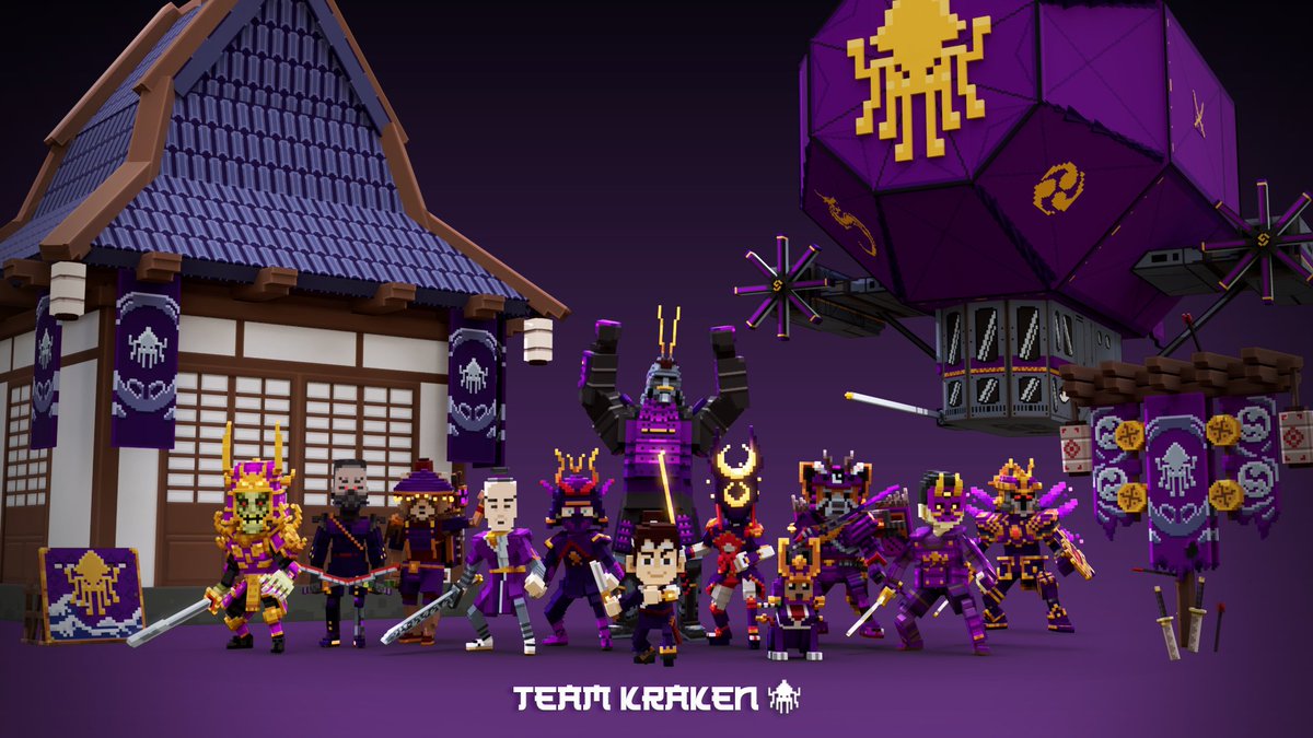 22phMomo's tweet photo. yoooo! team kraken is in the house. purple 4 unite !😻 @TheSandboxGame @SandboxAcademy_ @VoxEdit @mjdvoxel @voxel__bunny @mmxart @Virginie_Paulus @FogelLiu @juliaTalequale @steveSentoff @loughemBluegem https://t.co/VJQaLhQ88s