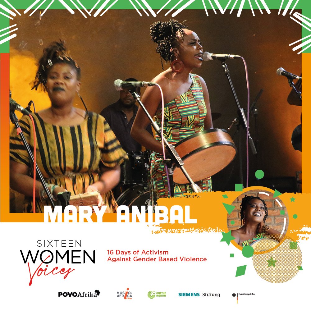 POVOAfrika's tweet photo. Mary Anibal part of the women performing against gender-based violence. #16WomenVoices.
#16Days #16daysofactivism #womeninmusic #womenofnote #MySexIsBleeding
@kubatana @MusicInAfrica @zgsgoetheharare https://t.co/nvnOmk9iUT