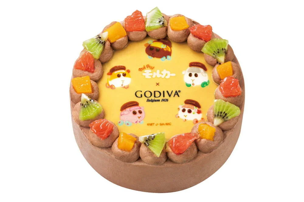 濃厚チョコクリームがたっぷり！「モルカー×ゴディバ クリスマスケーキ」が可愛すぎる！