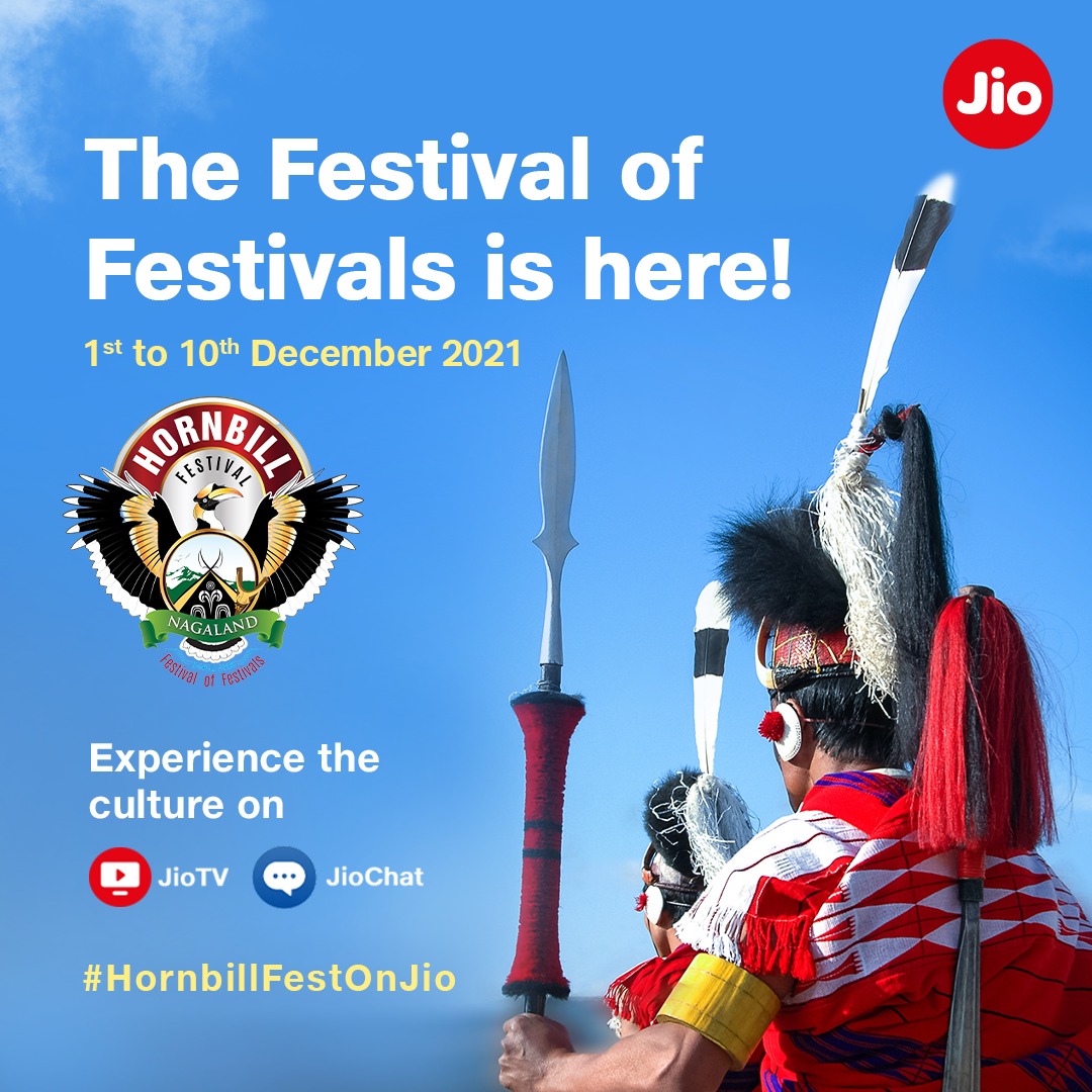 Join us in celebrating the Hornbill festival and experience the rich culture of the Naga tribes on Jio.

#HornbillFestOnJio #JioDigitalLife #HornbillFestival #Nagaland #HornbillFestival2021 #FestivalOfFestivals