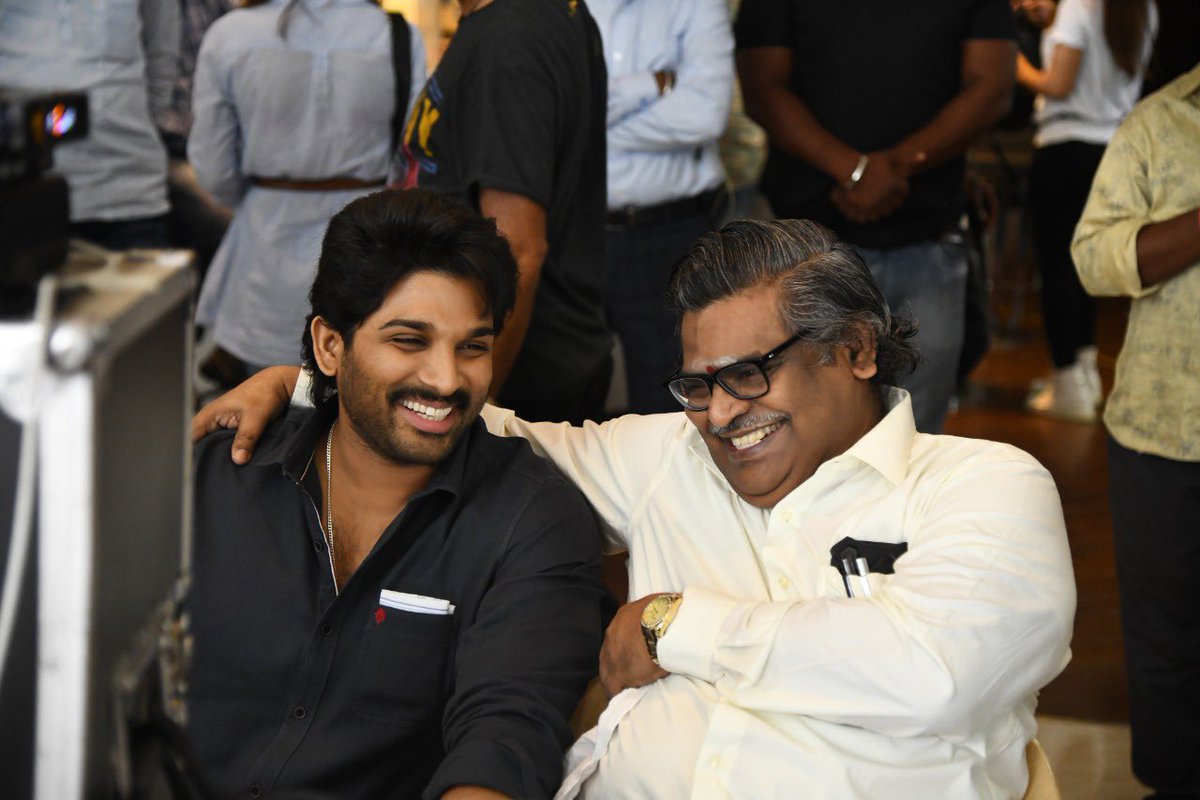 alluarjun's tweet photo. We will miss you Guru garu 💔 https://t.co/aw5JF7EfYx