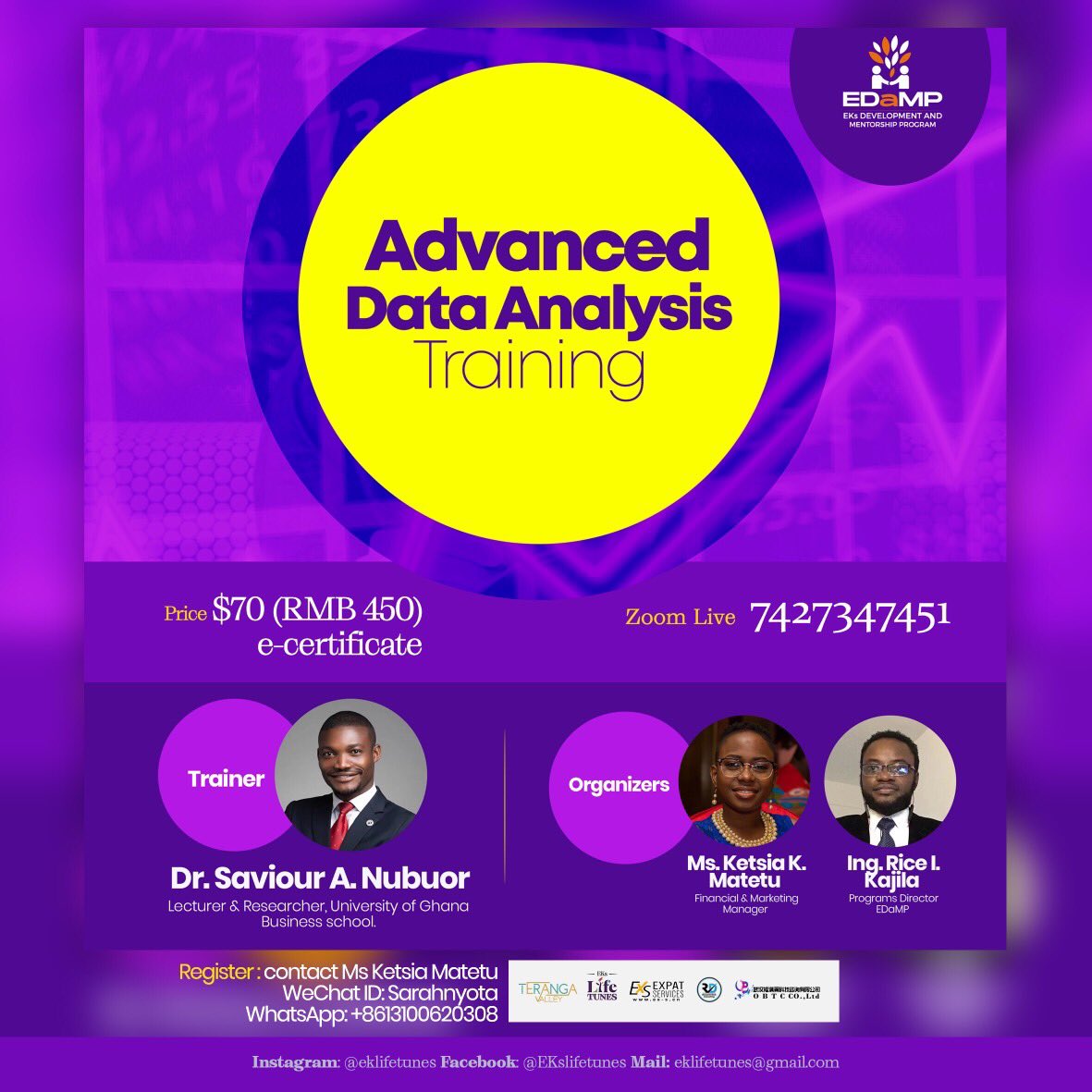Ketsia502's tweet photo. 🍀It is always a difficult step to take in your research when it comes to analyzing your data.  it's good to have someone who can do this for you.  But it is better to do it alone.
Registration is taking place this week. 
More details on the flyer 
#AcademicTwitter#Datanalysi https://t.co/GqfIomt9xk