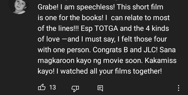 lab_jlc8bea's tweet photo. (One True Pair The Movie) on the Jollibee Studios YouTube Channel. :)

#JollibeeOneTruePairMovie https://t.co/sI8bHnclyd