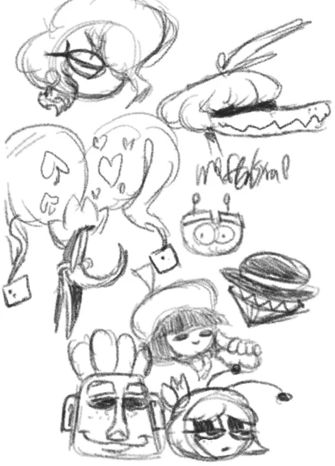 Phone doodles of some OCs

Goodnight 