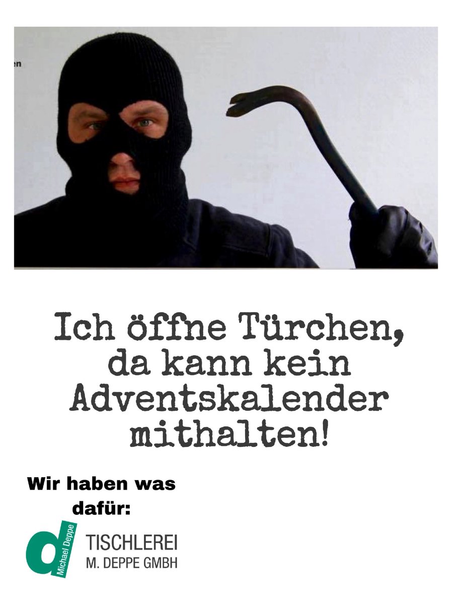 michael_deppe's tweet photo. Moin! Passt gut auf, dass er euch nicht die Türchen öffnet… wir hätten etwas dafür. Sicherheitsbeschläge gibt’s beim #Lieblingstischler 
https://t.co/aK0QlRdZuV https://t.co/4ok8Tb31Dg