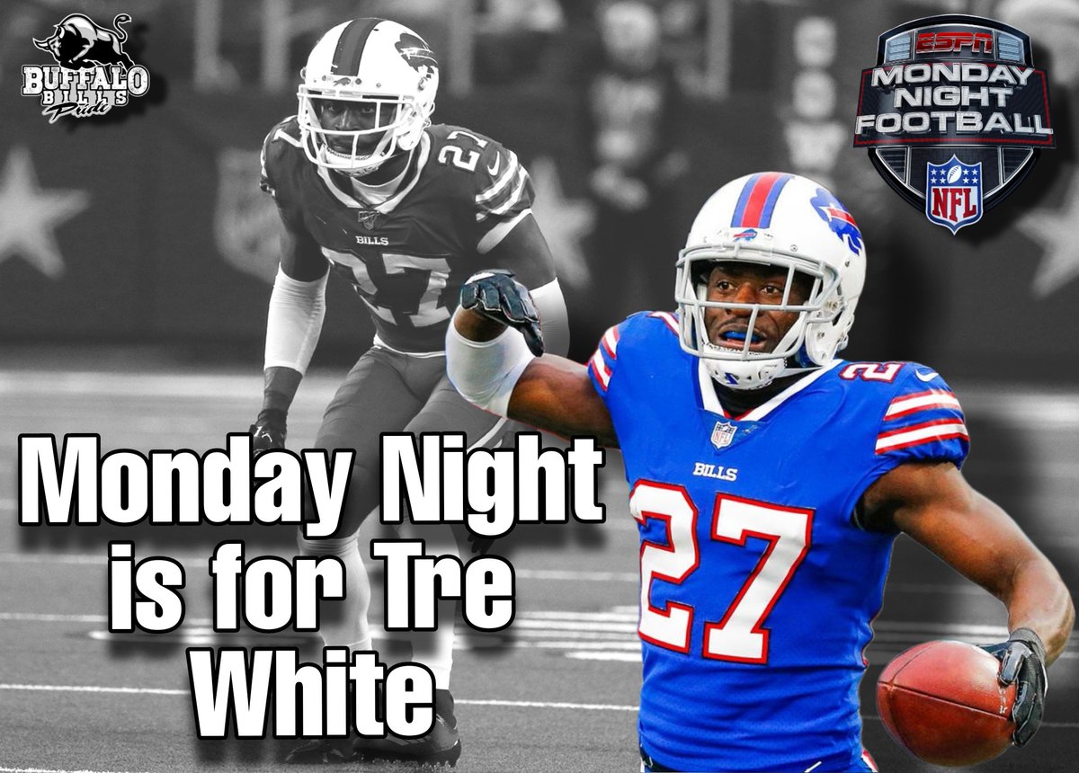 FredKilmartin80's tweet photo. Tre'Davious White has been a main stay in Buffalo since 2017. His season was cut short on Thanksgiving night.

This Monday night is for Tre'Davious White! 💯

Let's Win For Tre! 

#BillsMafia #MNF #NEvsBUF #WinForTre #TreDaviousWhite https://t.co/Ufa0ON8GAa