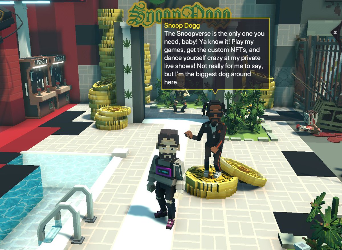 ConnorRatka's tweet photo. @TheSandboxGame @SnoopDogg Glad to be back in for day 2! https://t.co/9GfesXljjd