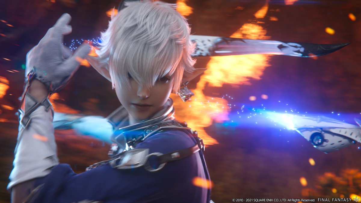 verge's tweet photo. Square Enix warns players that servers might struggle with FFXIV’s next big expansion https://t.co/GZ1bG6lYfW https://t.co/HMlkdsfjPe