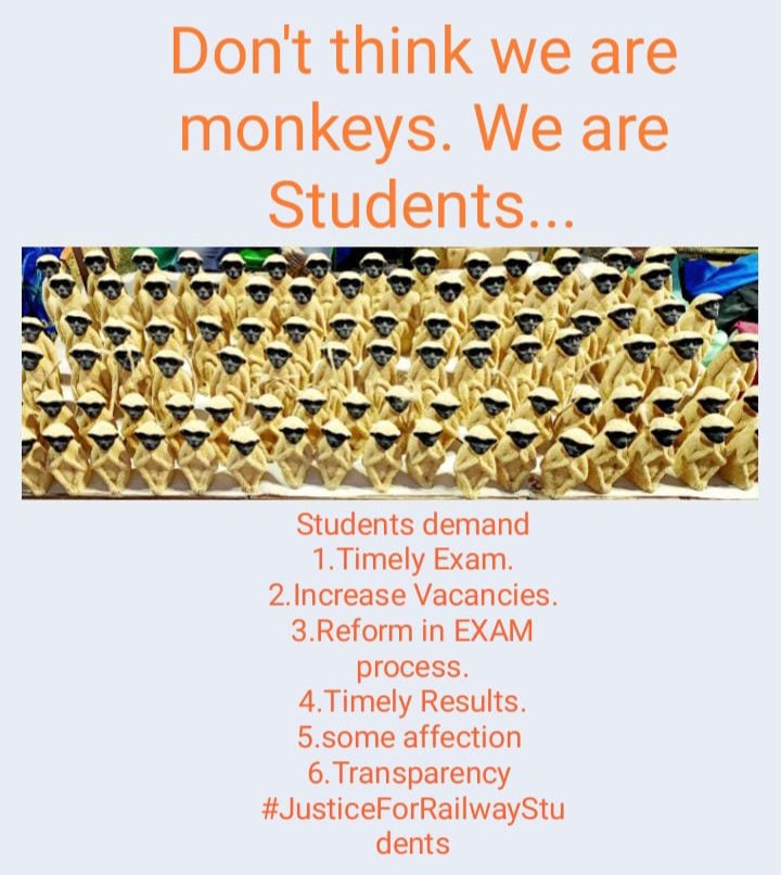 UtpalDhal's tweet photo. #JusticeForRailwayStudents https://t.co/Kl6v9GbRMl