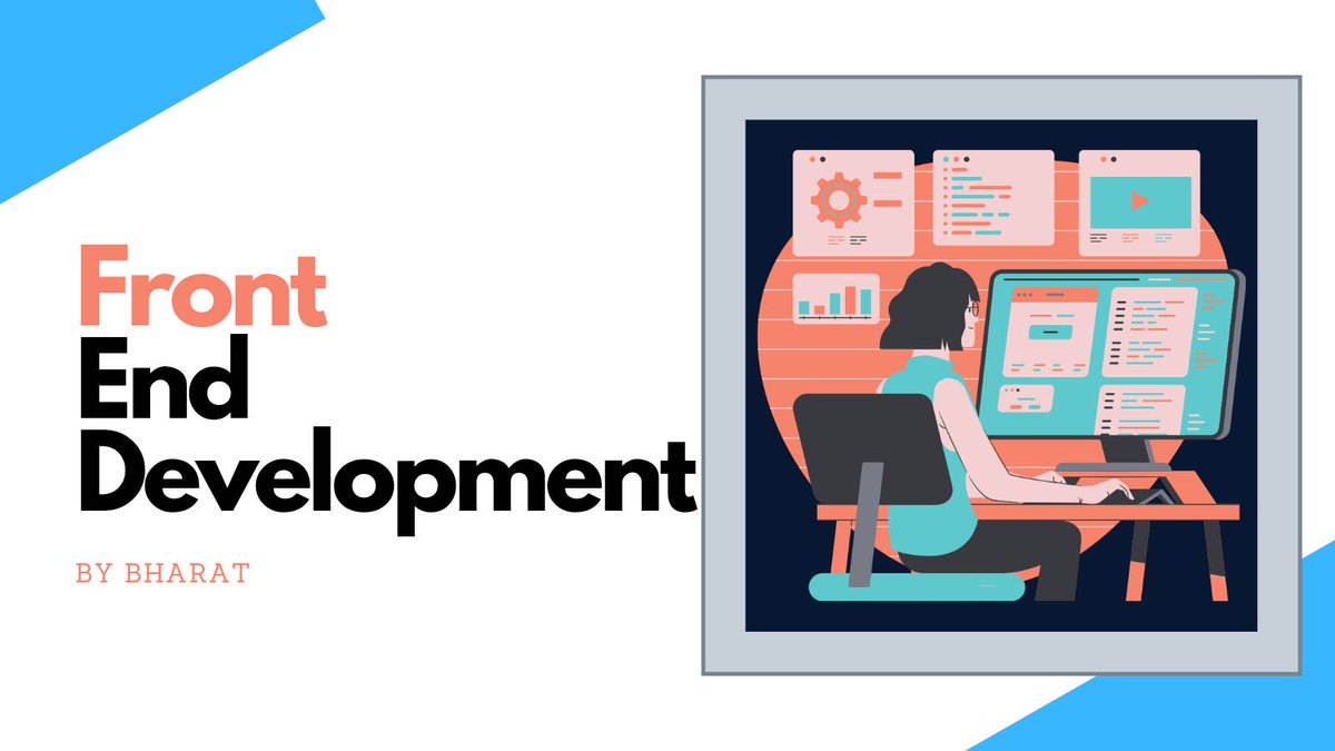 ChotwaniBharat's tweet image. If you want to learn FRONT END DEVELOPER then check these slides and comment if I missed something.
#webdev #webdevlopers #webdevlopment #FrontEndDevlopment #100daysofcode #html5 #css #javascript #webdesign #coding #coder #code #frontenddev