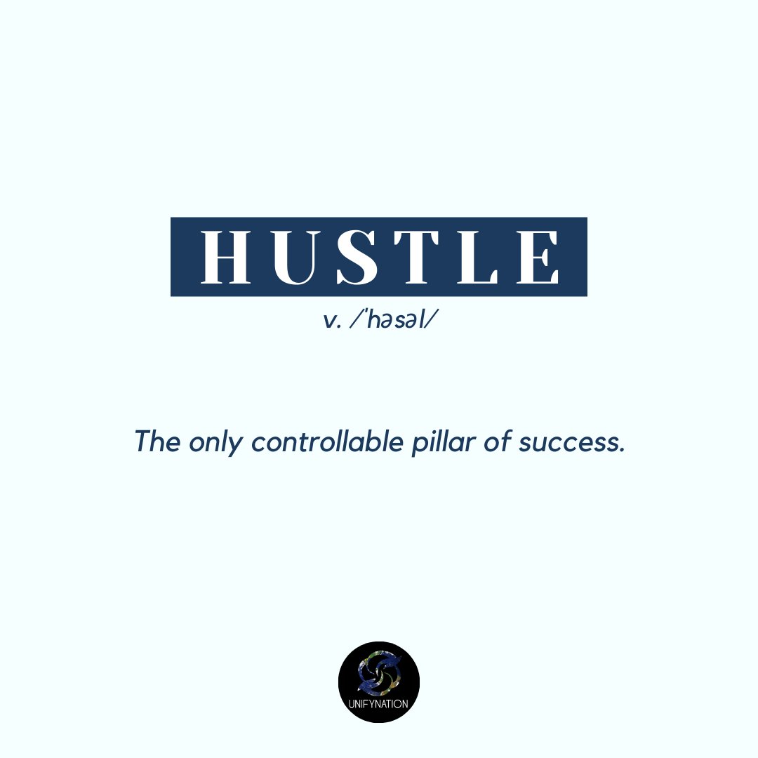 Hey to the ones who hustle! Keep it up. #PushForYourBestSelf