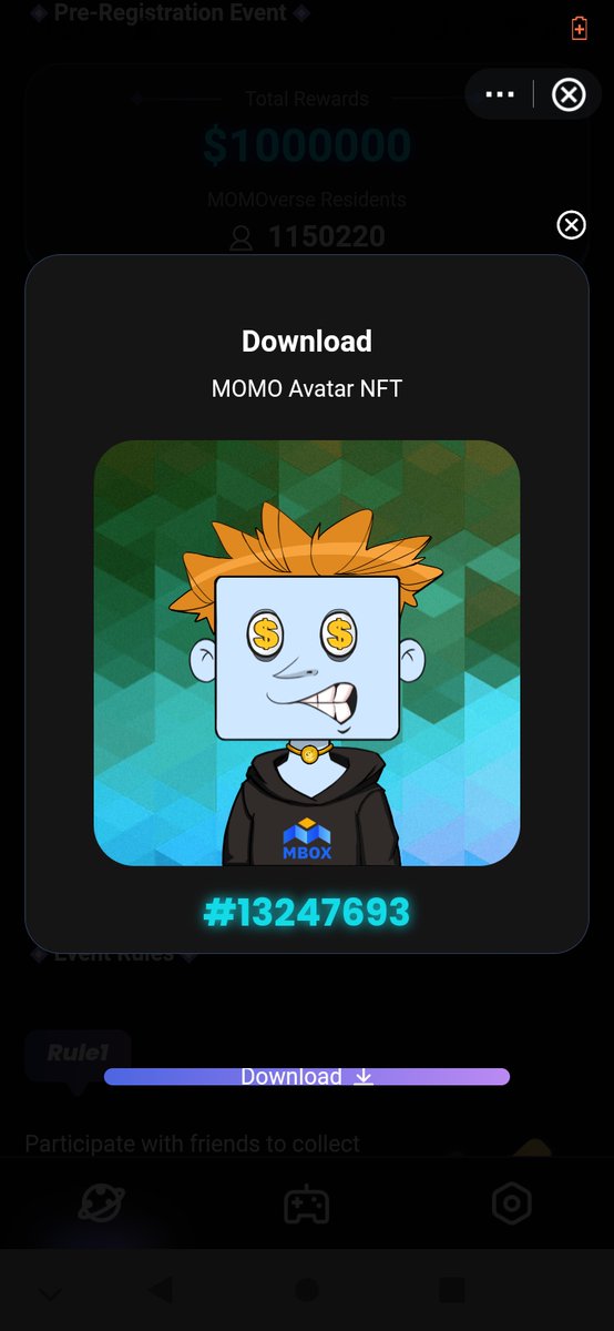 cript_universal's tweet photo. @MOBOX_Official good luck!! 🚀🌕 https://t.co/AnPzMq4Xdq