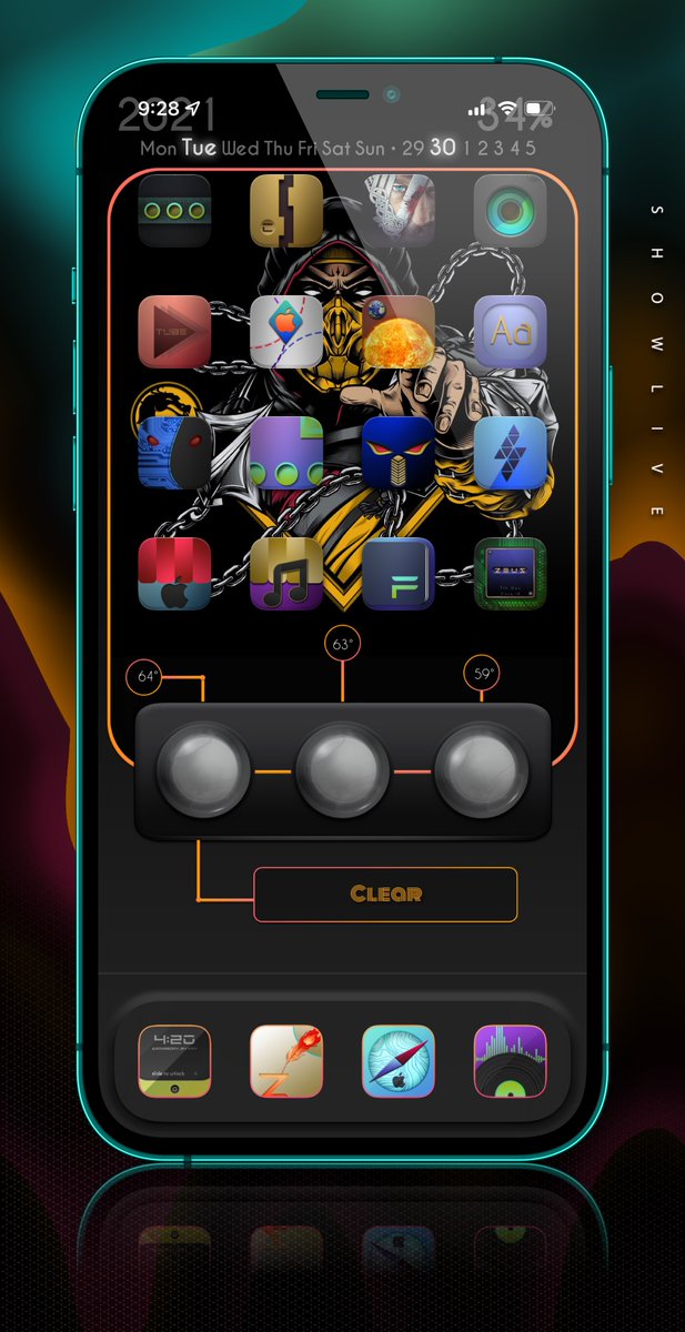 rudytown010's tweet photo. Theme  Z3U5 By @mpiregraphix 
HTML Sandbox Att57 HTMLS1 By @Attairdu57slm 
Wallpapers on Background By @TeboulDavid1 
ShowAE  By @Seankly
Mockup @screenshot_pro
@kleinmone
#ios15HomeScreen
#INNOVATION
#WeatherHTML2.1
#HTMLSandbox
#ShowLive
#ShowAE https://t.co/7nUK9P3ckF