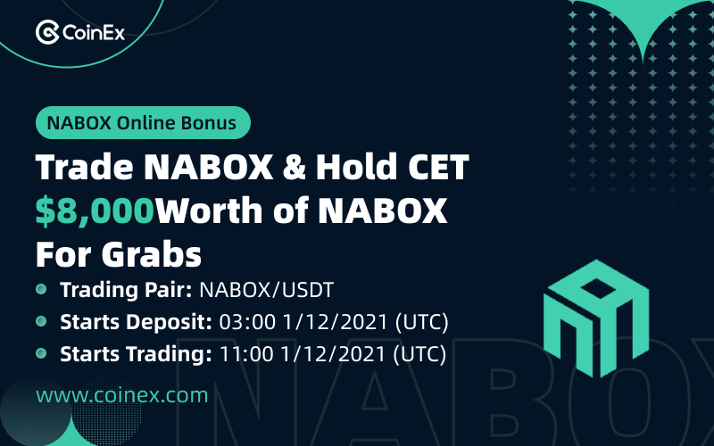 🚀 New Listing

CoinEx Lists $NABOX on 1st Dec
#Nabox is a cross-chain DID application built for Web3

🤩 CoinEx Global Exclusive: Share $500 Worth of NABOX
✅ Follow <a href="/coinexcom/">CoinEx Global</a> &amp; <a href="/naboxwallet/">Nabox</a>
✅ RT
✅ Tag 3 friends

One entry per person. Campaign ends 9AM UTC 3rd Dec.

#CoinEx