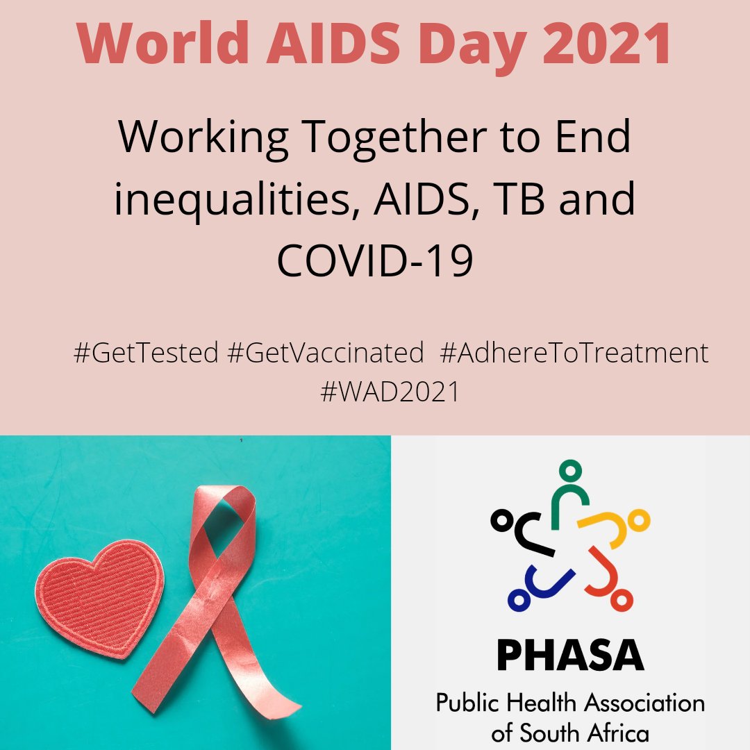 PHASA Civil Society HAST SIG (@hastsig) on Twitter photo It's #WAD2021 & amidst everything else that's going on (#COVID19 & #omicronvariant)😱, #GetTested & #KnowYourStatus.
Access to treatment exists if tested HIV + & Prevention tools are available if tested HIV negative. This is not limited to #condoms but includes #PrEP.
<a href="/HastSig/">PHASA Civil Society HAST SIG</a> It's #WAD2021 & amidst everything else that's going on (#COVID19 & #omicronvariant)😱, #GetTested & #KnowYourStatus.
Access to treatment exists if tested HIV + & Prevention tools are available if tested HIV negative. This is not limited to #condoms but includes #PrEP.
<a href="/HastSig/">PHASA Civil Society HAST SIG</a>