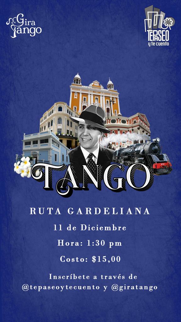 ¡Antes de empezar a cantar aguinaldos, bailemos tango! 💃🏻

Sábado #11dic "Ruta Gardeliana"
+Info e inscripciones: bit.ly/3d5KQFn