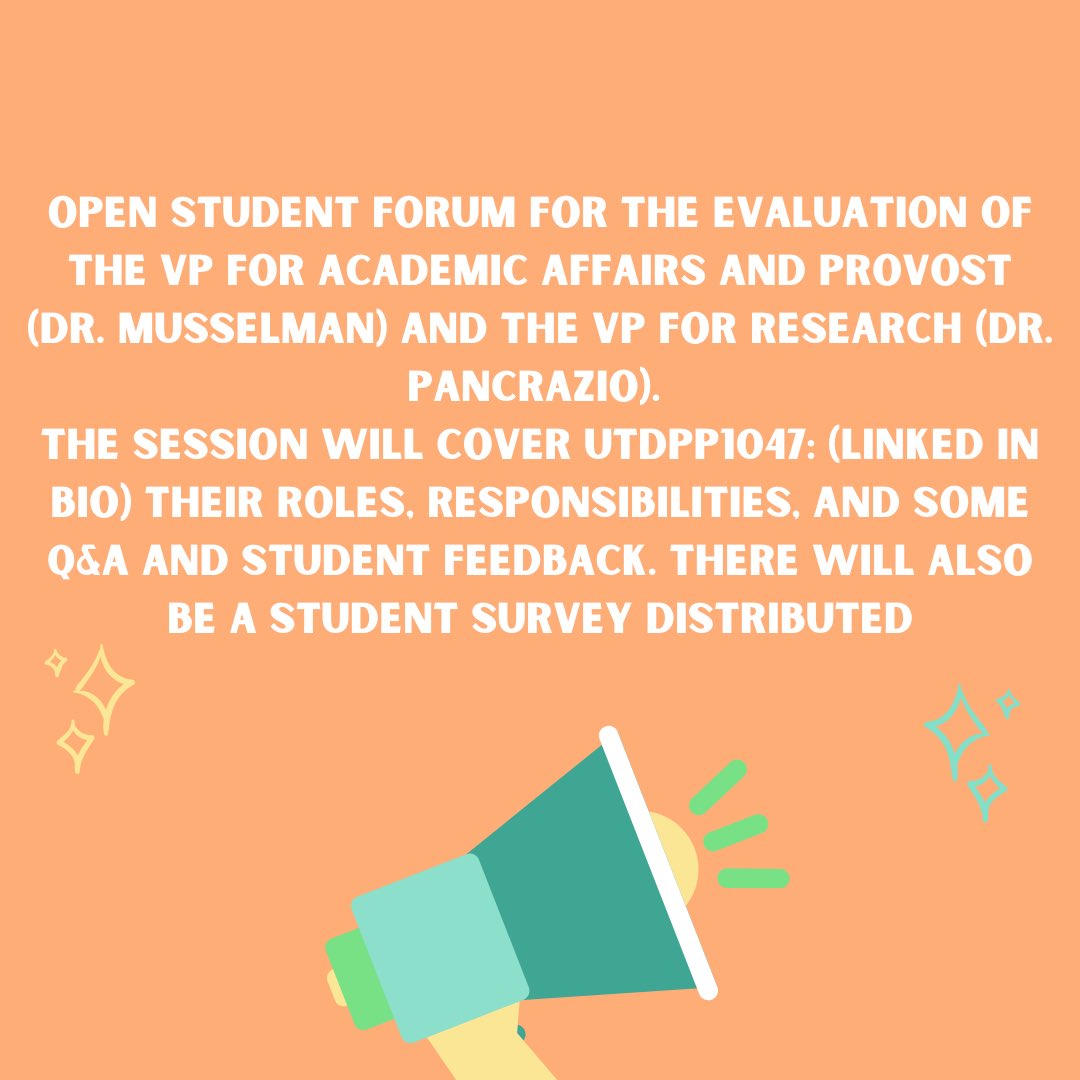 UT Dallas Student Government tweet media