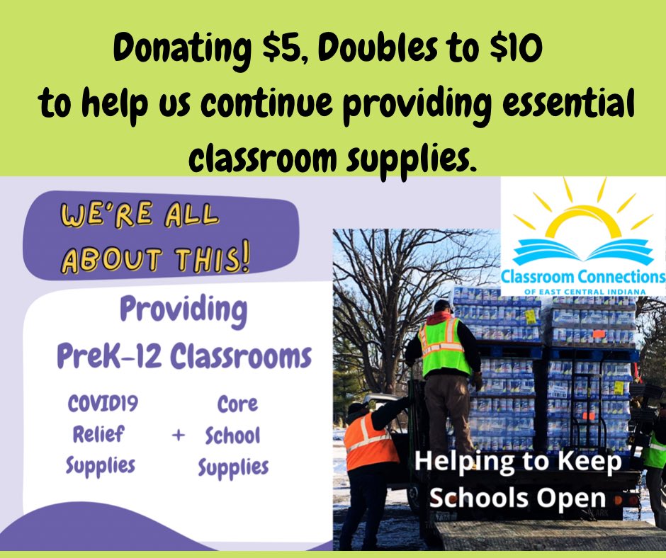 Stacy_e_Wheeler's tweet photo. Here it is! You asked Classroom Connections of ECI to create this tweet so you could share it with your classroom parents, friends, and family now till the end of the year. Donation gifts can be made at https://t.co/jxedIikx7Z. Giving is Gifting to PreK-12th grade classrooms. https://t.co/L8ec5tF0we