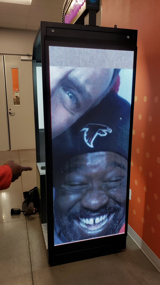 When <a href="/fox5timwhaley/">Timothy Whaley</a> and I take over a photo booth...and then end up featured on the side of it 🤩 <a href="/ACFB/">Atlanta Community Food Bank</a> <a href="/GoodDayAtlanta/">Good Day Atlanta</a> #fox5atl