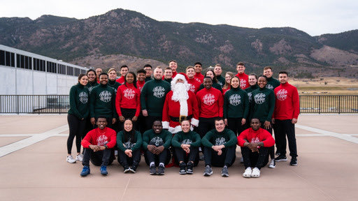 Happy holidays from Air Force football equipment