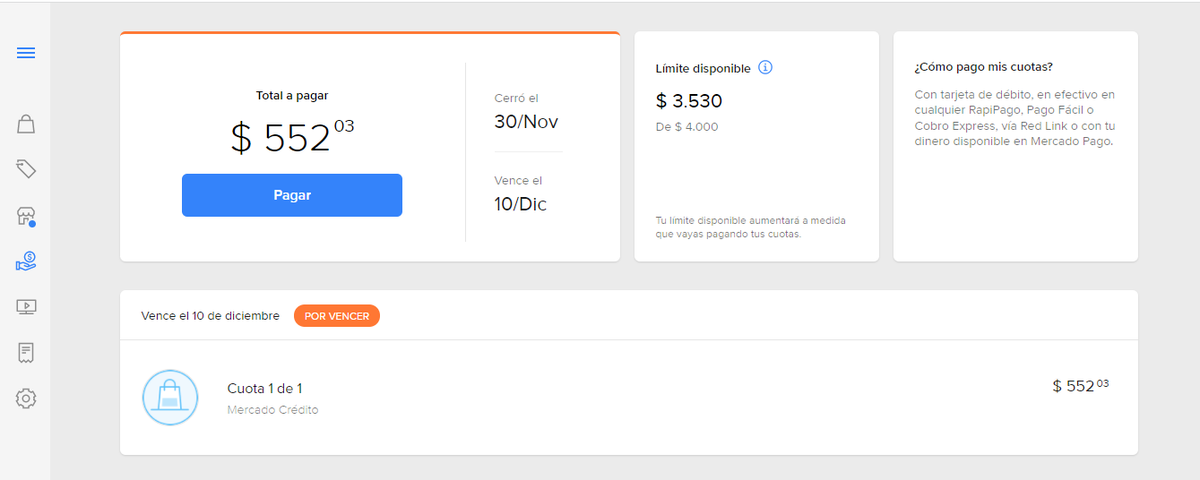 emb2904's tweet photo. @ML_Ayuda Hola, sin haber activado MercadoCredito alguien me sacó un crédito en una cuota! Necesito comunicarme urgente y el menú de ayuda no contempla esta opción mi mail para acceder a mercado libre es emb-88@hotmail.com. Mando una captura https://t.co/kirZuk65sy