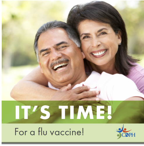CADMHC's tweet photo. Now is not the time to let down your defenses – both COVID-19 and flu will likely circulate this fall and winter. Call your health plan and get your flu shot today! 

#DontWaitVaccinate #FightFlu #WhyIFightFlu #notimeforflu #FightFluTogether https://t.co/XQSxaw9mPD
