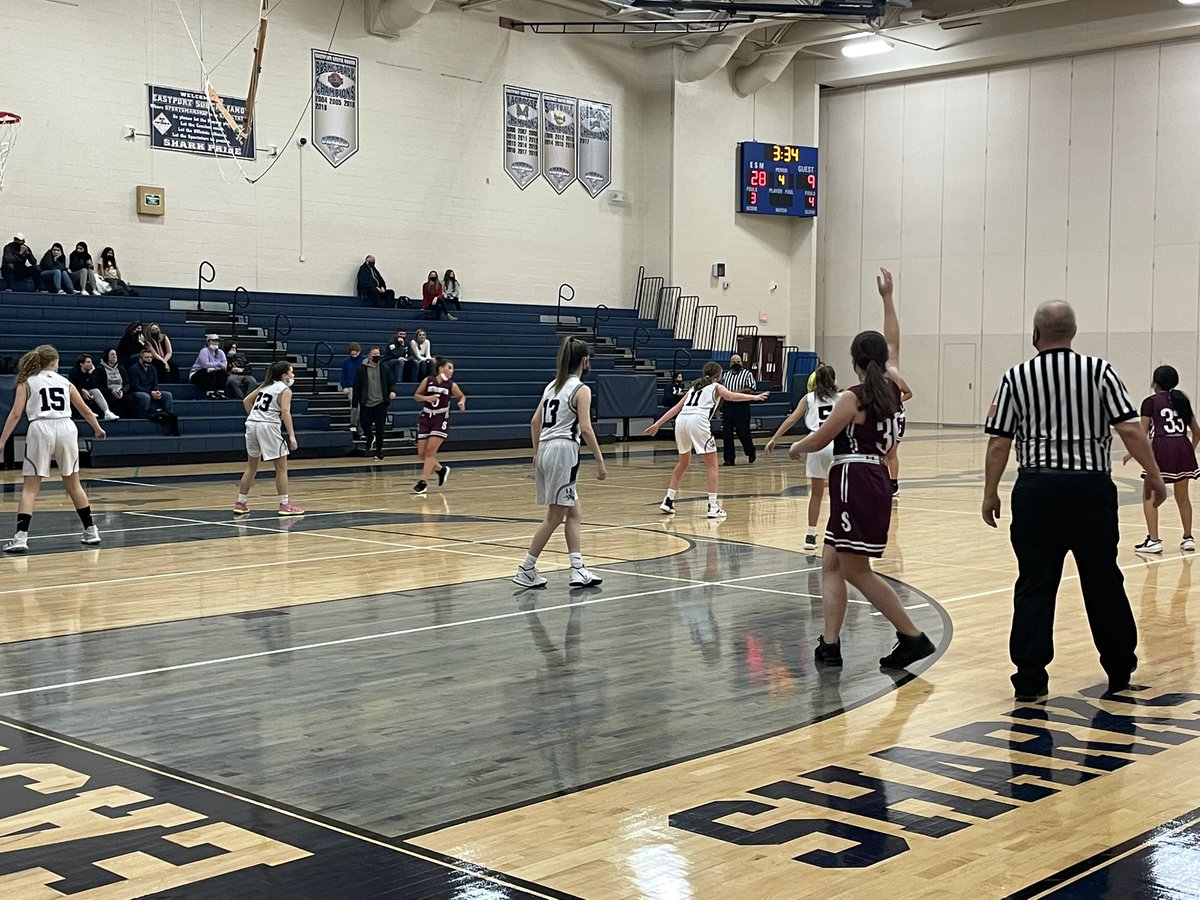 A varsity girls 🏀 win, junior high 📣raising diabetes awareness, &amp; a jv girls 🏀win… and so much more in the shark tank today!  <a href="/esm_csd/">Eastport-South Manor Central School District</a> <a href="/ESMSharkTank/">ESM Athletic Booster Club</a>