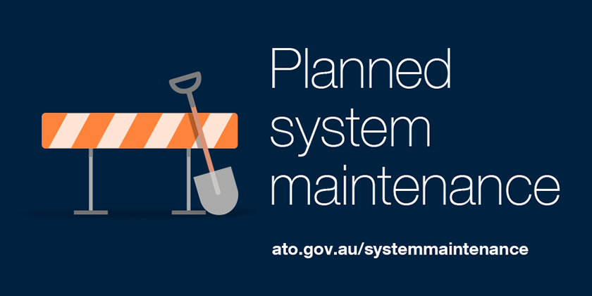 ato_gov_au's tweet photo. Maintenance ahead: Our online services will be unavailable from 11.30pm Fri 3 Dec until 7am Mon 6 Dec AEDT while we carry out routine updates &amp; system improvements. We apologise for the inconvenience &amp; appreciate your patience. See https://t.co/CafWGeiJJY https://t.co/7up2V3iH3D