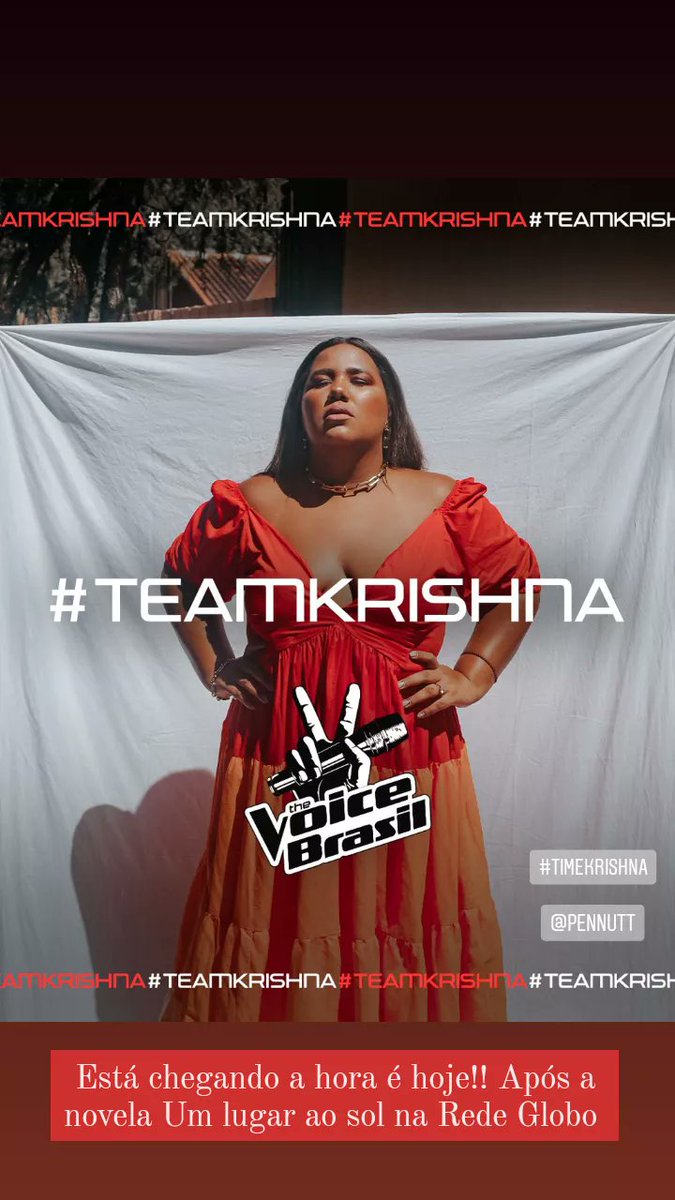 PennuttKrishna's tweet photo. Vaaaai começaaaaaarrr é agora hein
#timekrishna
#krishnanasbatalhas
#krishnanothevoice
#thevoicebrasil https://t.co/r4BshfKvuN