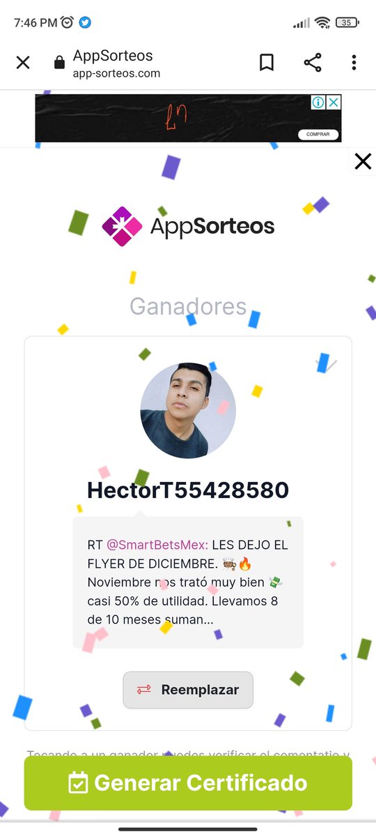 SmartBetsMex's tweet photo. FELICIDADES @HectorT55428580. 🔥 

Eres el ganador del mes premium gratis.

Bienvenido al #TeamSmartBets. 💖 https://t.co/OKJRGtlUDx