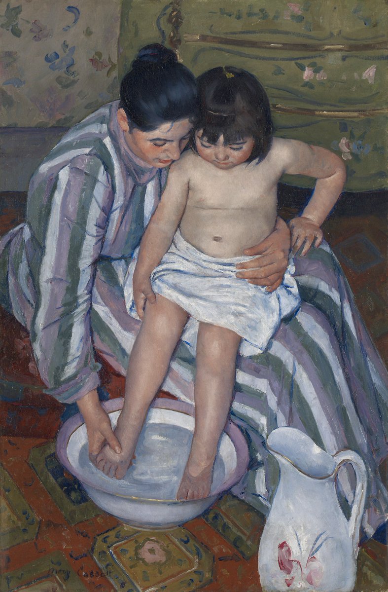 cassatt_mary's tweet photo. Mary Cassatt, The Child's Bath, 1893 https://t.co/VHIQBpNf9W #marycassatt #museumarchive https://t.co/kOXDGFY7vX