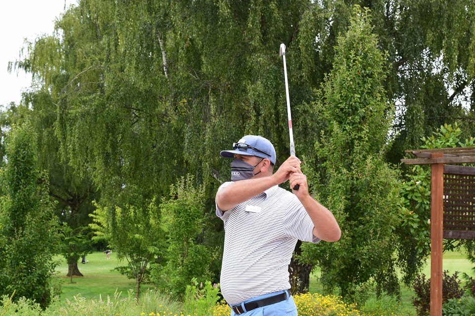 Jake working it! 🏌💪️ #bestgolfinstructorintown #jakebaderpgapro #5starinstruction #colwoodisthebest #golfisgreat #thisiskempersports