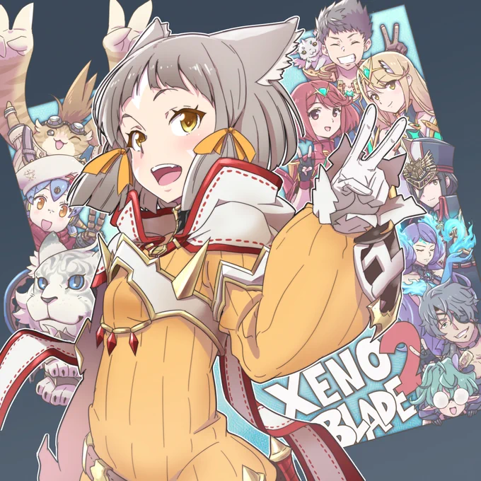 ㊗️『ゼノブレイド2』4周年おめでとうございます!
今でもイベントシアターで見返すと号泣してしまう最高のゲームです☺️ 過去絵で本当すみません🙏
#Xenoblade2_fes21 
#ゼノブレイド2 
