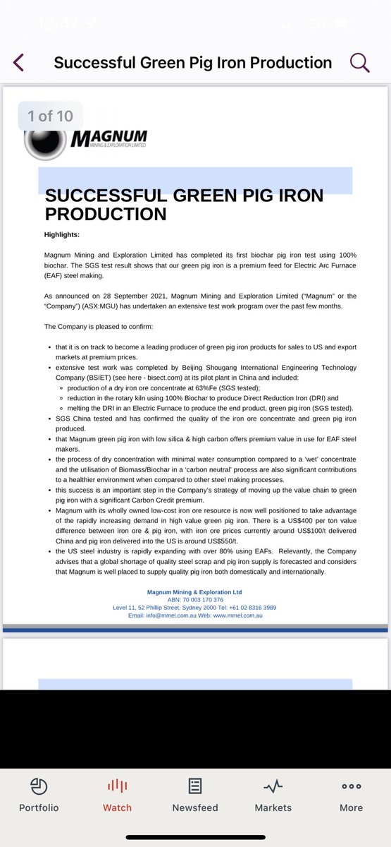 Magnum Mining & Exploration Ltd tweet media