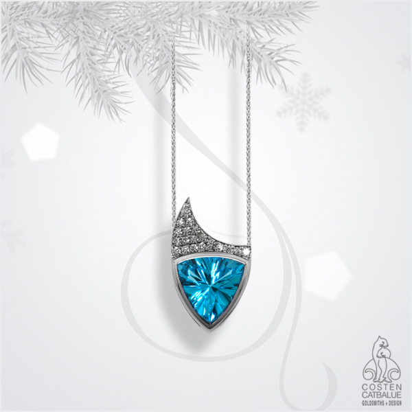 CostenCatbalue's tweet photo. Celebrate a season of colour: The Costen Catbalue Collection. Blue Topaz &amp; pavé-set Diamonds. 
.
.
.
@costencatbalue #costencatbaluecollection #bluetopazpendant #optixcutgemstone #trilliantcut #trillion #gemstonependant #vancouvershopping #designerjewelry #yvrjewelry https://t.co/1V7my5oaEt