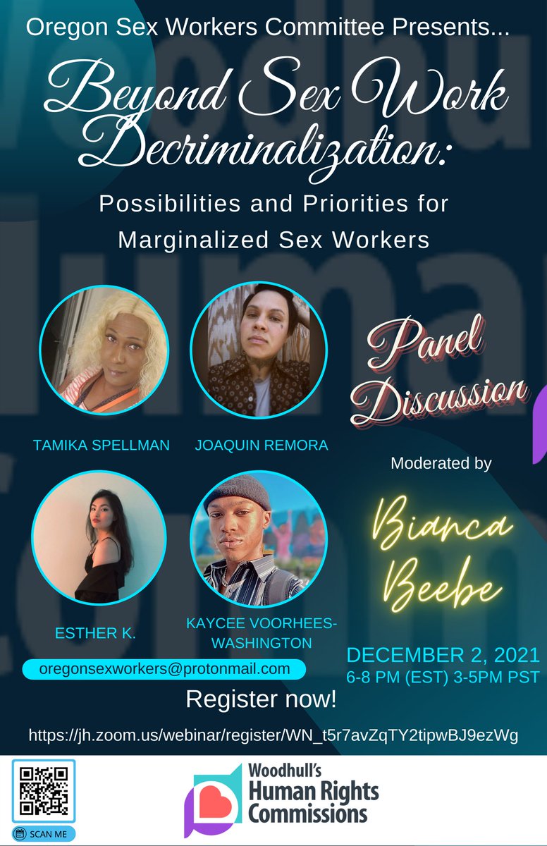 ElleStanger's tweet photo. FREE and on Thursday #decriminalizesexwork
@woodhullfreedom @orsexworkers https://t.co/DzSkJHtk3U