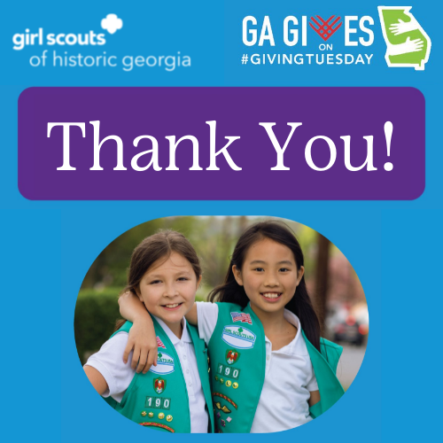 #GivingTuesday is almost over! We thank you all for the donations made today and the support you give us throughout the year. Because of you, we can create experiences for girls that give them the power to change the world!

There's still time to donate at gagives.org/story/Znlmnf