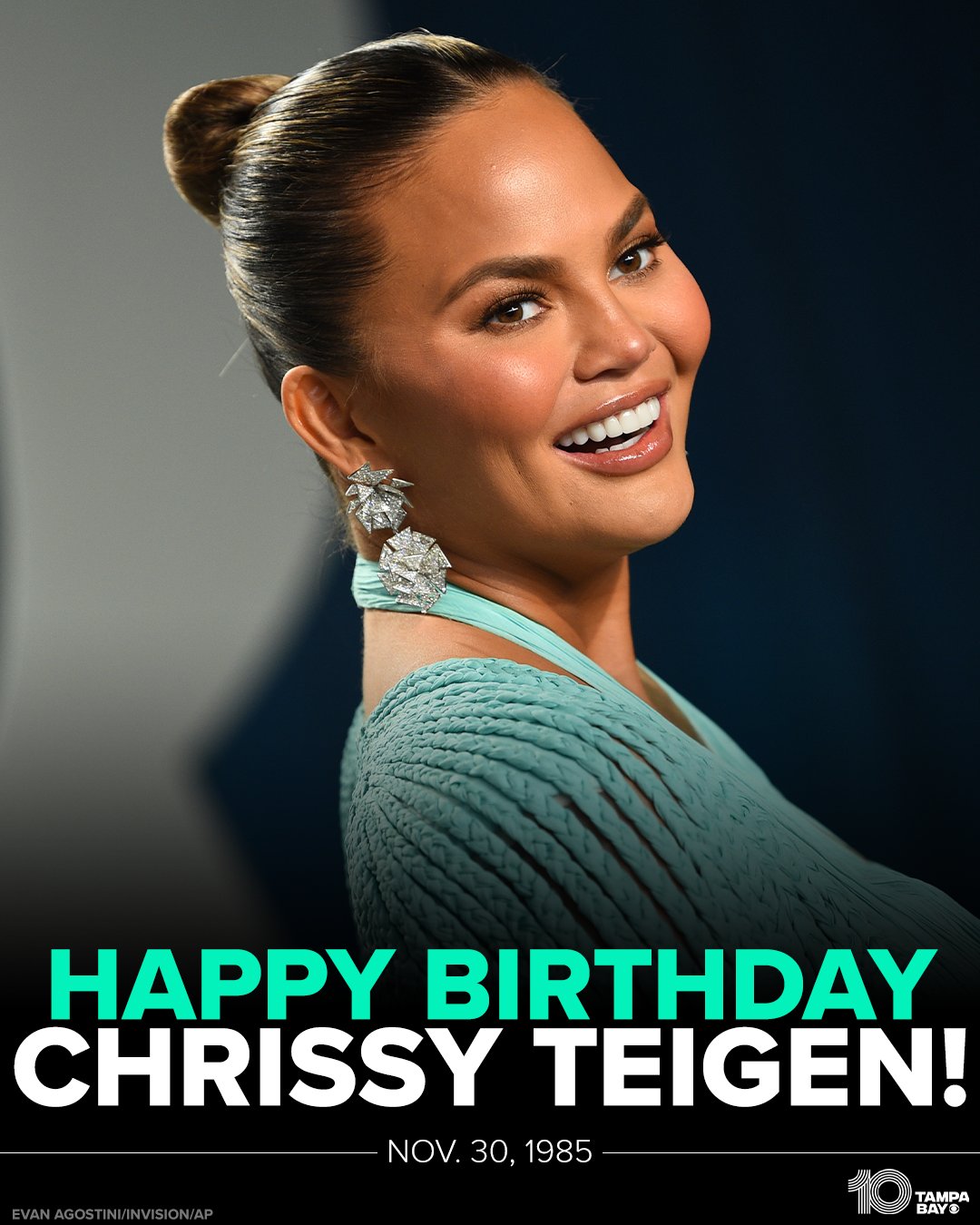 HAPPY BIRTHDAY Model Chrissy Teigen is celebrating her 36th birthday today! 