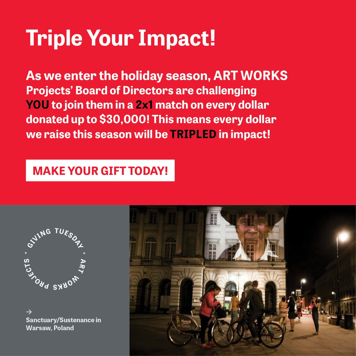 The day isn’t over yet, and neither is our #GivingTuesday campaign. We need YOUR help to reach our donation goal –– click on the link in our bio to #donate now!