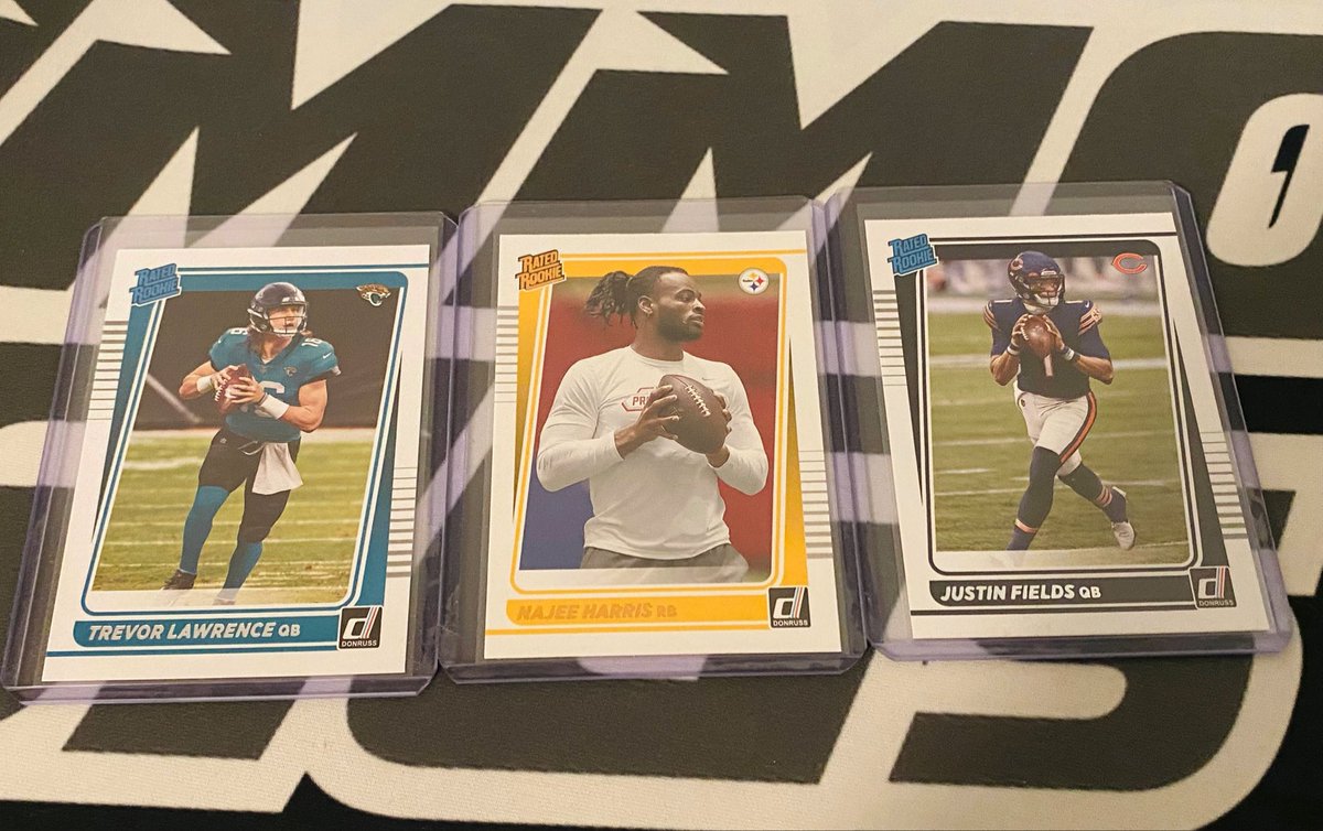 2021 NFL Donruss RR trio $20 shipped. <a href="/HobbyConnector/">The Hobby Connector ™</a> <a href="/Hobby_Connect/">Hobby Connection(Colton)</a>