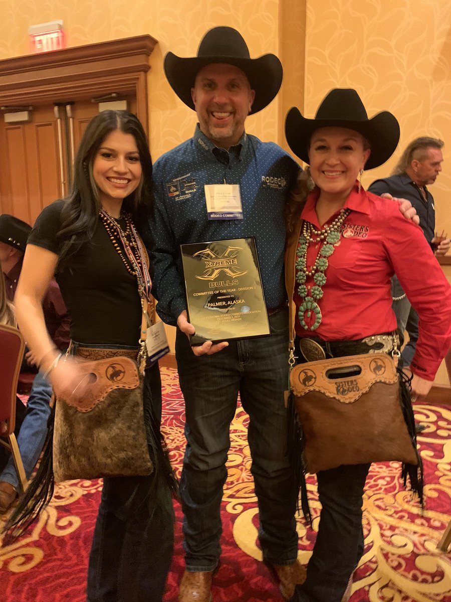 Congratulations to @rodeoalaska for joining our <a href="/PRCA_ProRodeo/">PRCA ProRodeo</a> Xtreme Bulls family this year and winning an award for those efforts tonight at the Xtreme Bulls mixer!