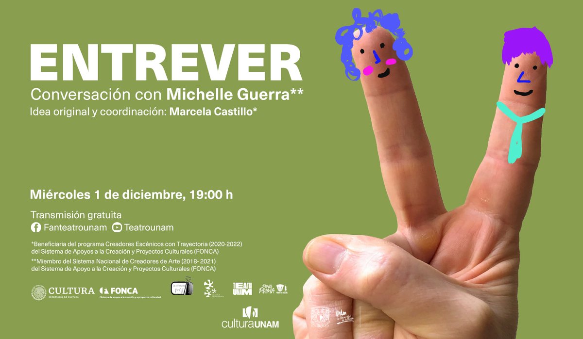 teatrounam's tweet photo. Desde un trabajo creativo interesante y profundo, Colectivo en Espiral hace de la rebeldía un espacio para la esperanza.

Acompáñanos a conocer su trabajo este mi 1-dic, 19 h #Entrever
🔗 https://t.co/6IEK7Wmivz 
#ActividadVirtual https://t.co/KaBA7SwEEL