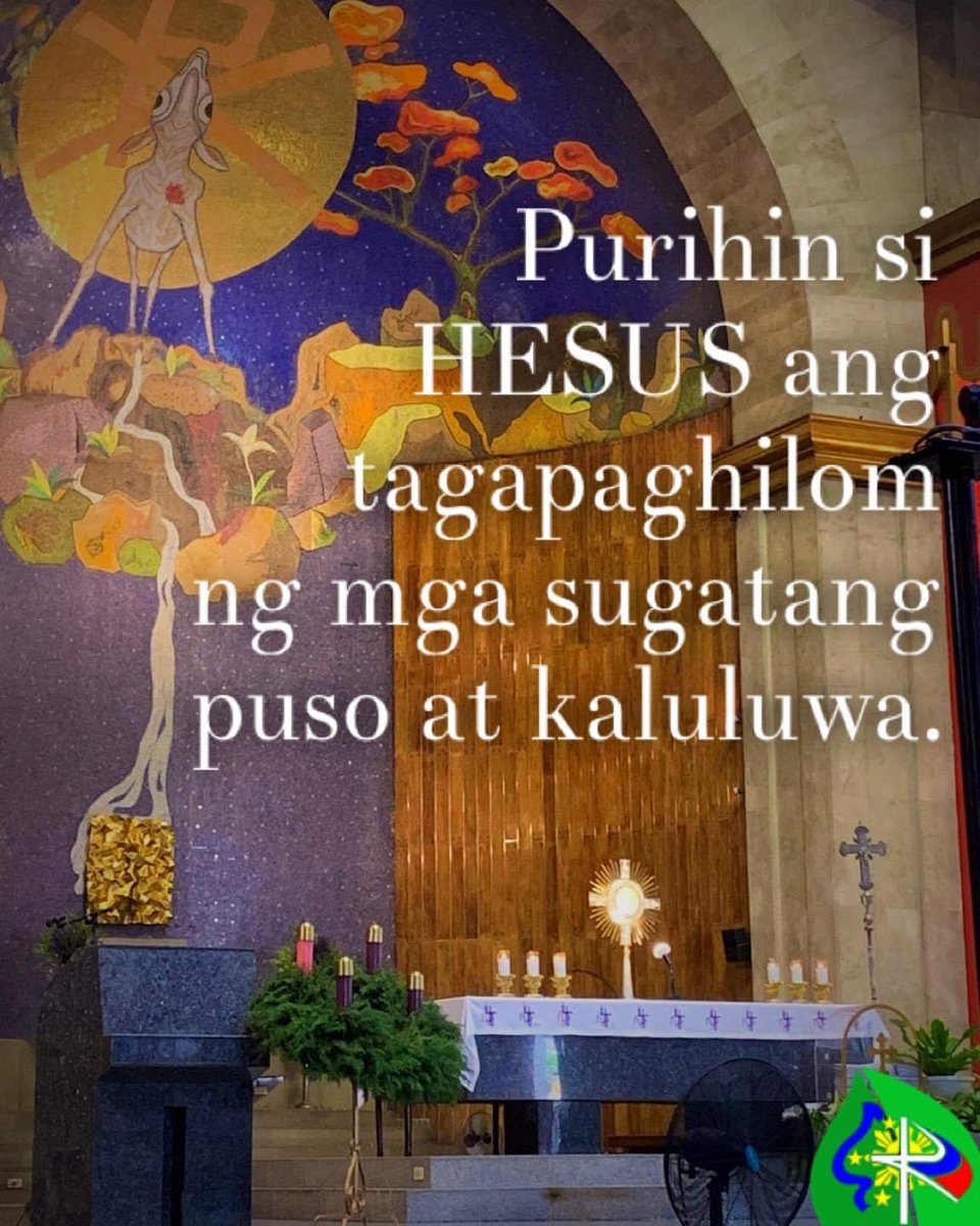 katolikongpinoy's tweet photo. Walang sawa Niyang nililingap ang bayan Niyang sadlak sa dilim at kasawian. Purihin si Hesus, ang Ilaw ng sanlibutan, Tagapag-hilom ng mga sugatang puso at kaluluwa. ❤️

Halina, HESUS, Halina! #Adbiyento2021 https://t.co/LZuuCttvvC