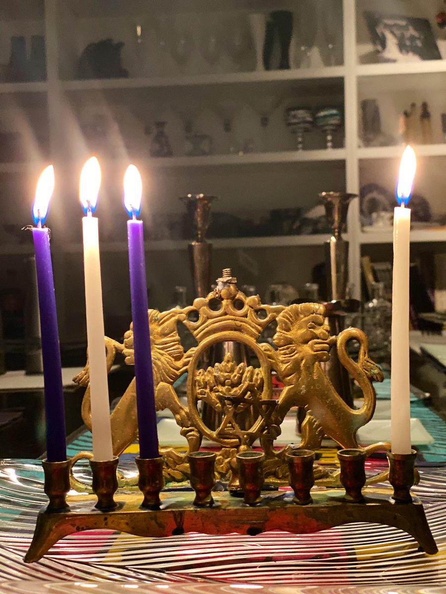 sdkstl's tweet photo. #ThirdNight of #Hanukkah - first night at home. Sending light your way. https://t.co/gZIuznqpHT