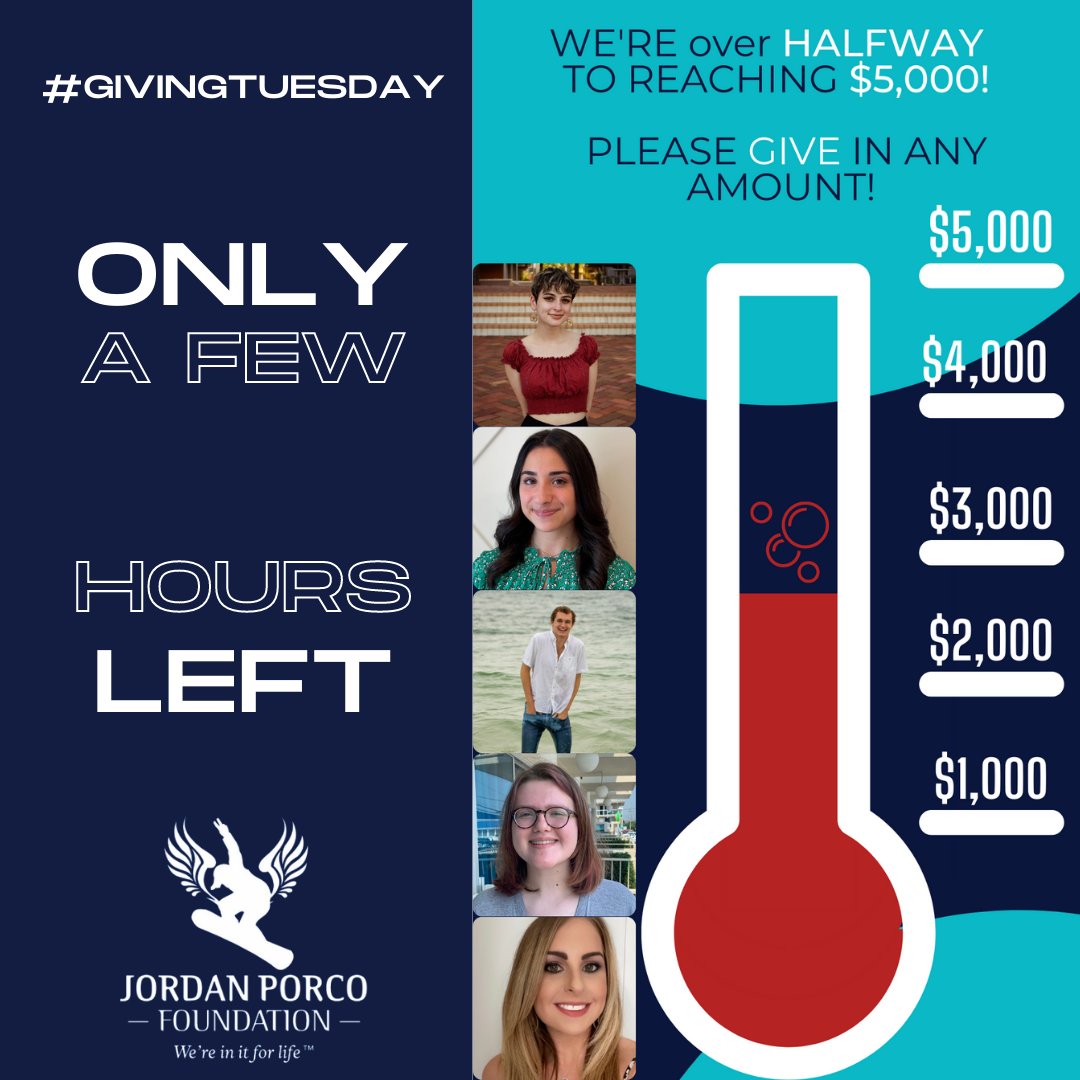 Fresh Check Day (@freshcheckday) on Twitter photo Only a few hours left of Giving Tuesday! #GivingTuesday #jordanporcofoundation - mailchi.mp/rememberingjor… Only a few hours left of Giving Tuesday! #GivingTuesday #jordanporcofoundation - mailchi.mp/rememberingjor…