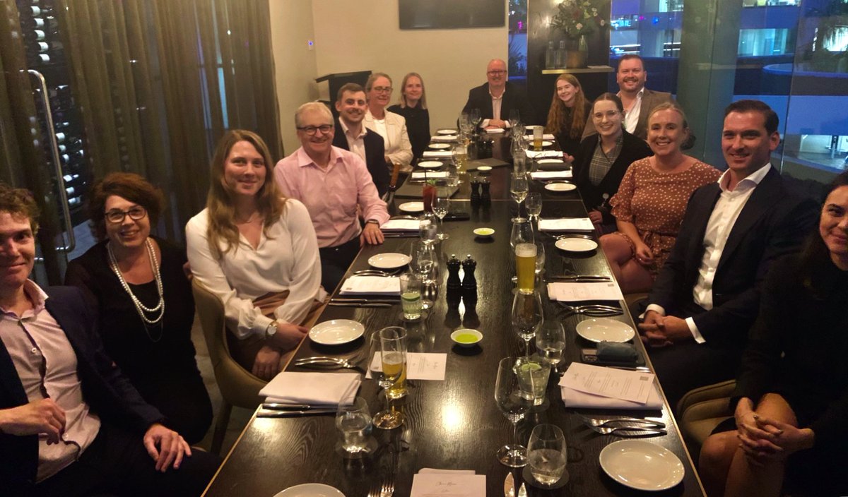 Last night, McCullough Robertson's 2021 Brisbane graduates celebrated a fantastic year full of success and achievements at a dinner with their graduate partners.
 
Congratulations to our 2021 graduates!
 
#McR #graduates #admissions