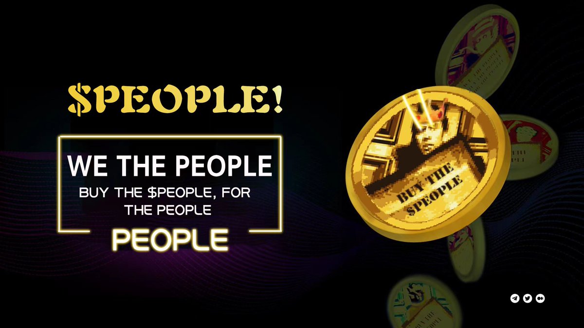 THEPEOPLE_999's tweet photo. It is time to buy the $PEOPLE and THE PEOPLE NFT. https://t.co/ZI6HBITul5