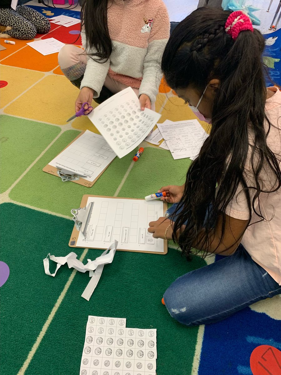 MoniqueWatford's tweet image. Mrs. Harrington’s @FeatherstonePWC students solved a real world math problem: If I only have a certain amount of money, what can I buy for Thanksgiving dinner? I love how this activity works on multiple standards! ❤️ #MakeMathRelevant #MathIsFun @PwcsI
