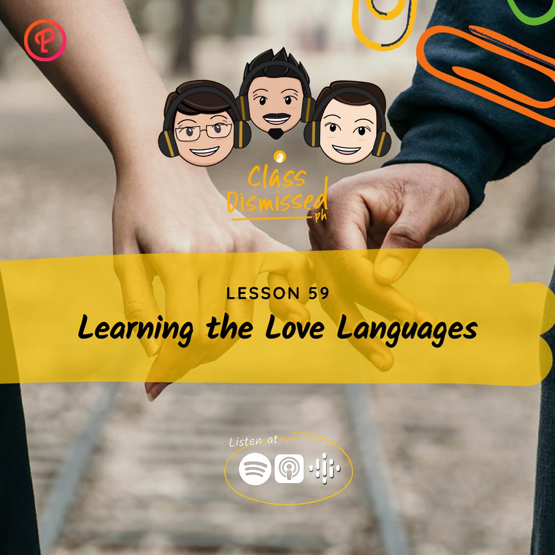 ph_class's tweet photo. Lesson 59 | Learning the Love Languages | Class Dismissed PH

SPOTIFY https://t.co/UdDSzBgdxP
APPLE PODCASTS https://t.co/bSmrIxjU9I
GOOGLE PODCAST https://t.co/kmsm1kgaaN https://t.co/i8Ei8E5EP0